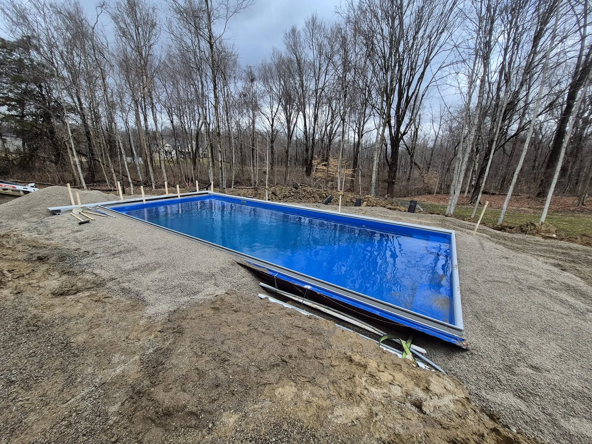B&B Pools Indoor Pool Installation 4