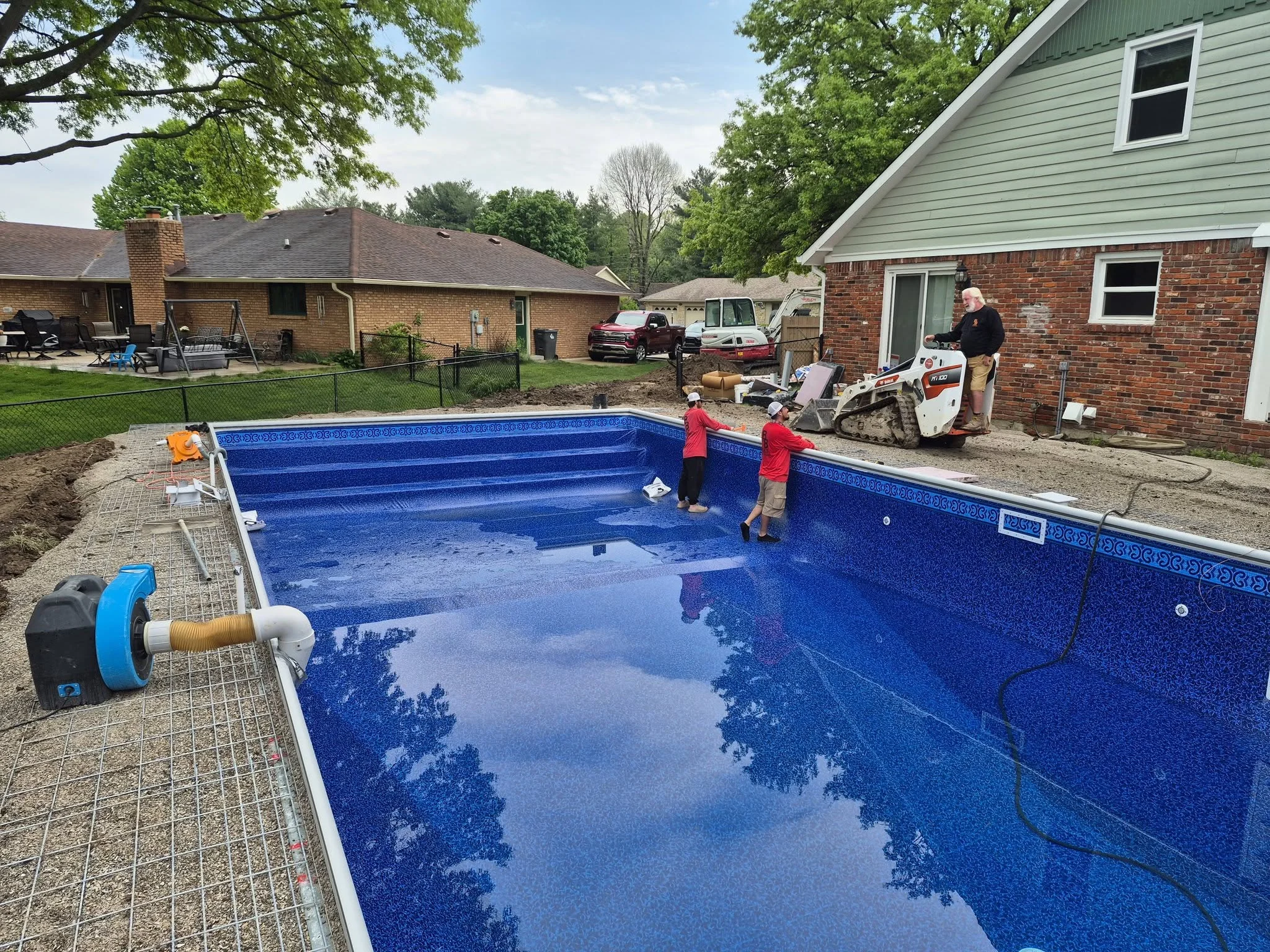 B&B Pools Inground Pool Install
